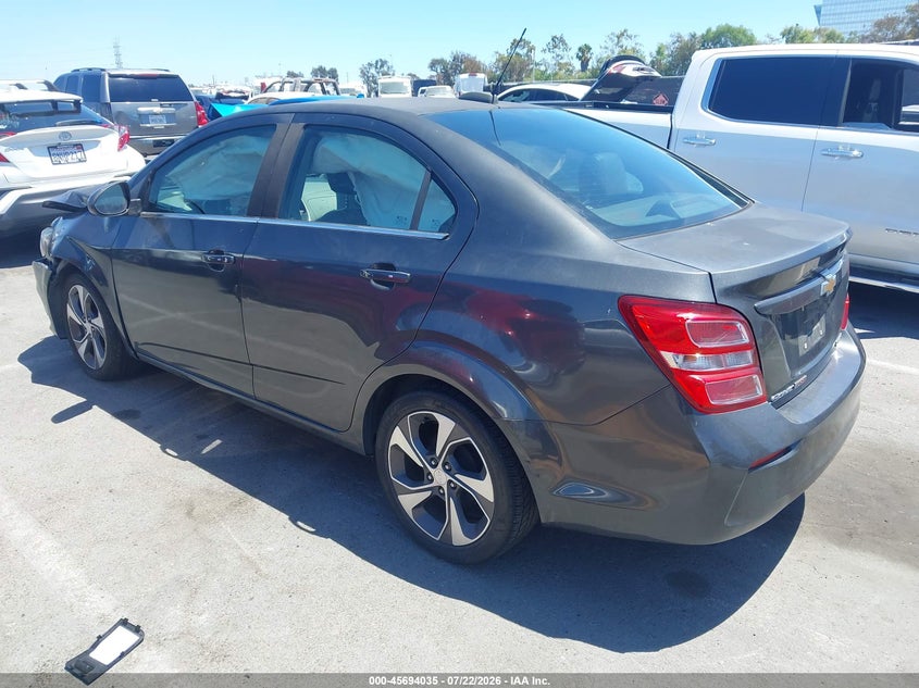 Vin: 1g1jf5sb6j4104624, lot: 46192663, chevrolet sonic premier auto 20183