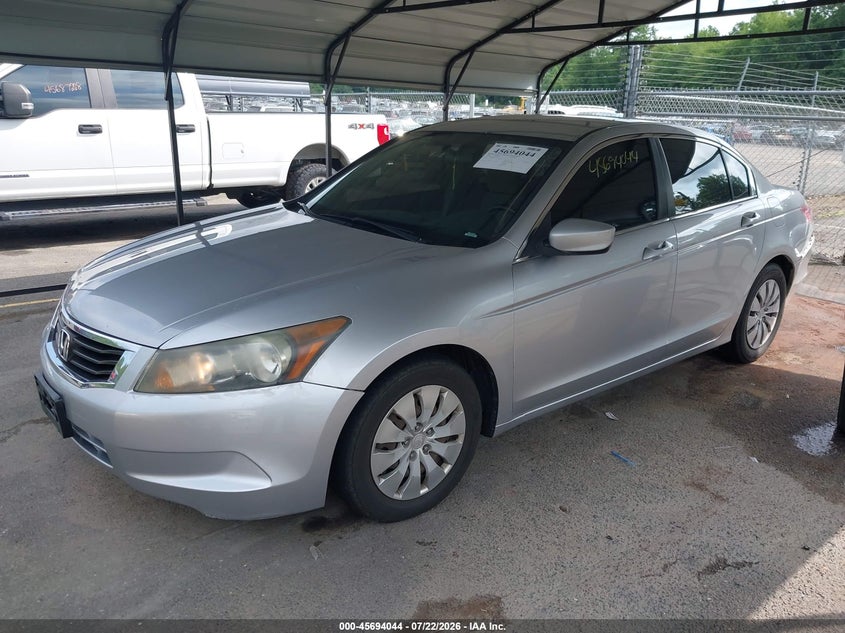2008 Honda Accord, Left Rear, IAAI, VIN 1HGCP26318A140779 — photo 2