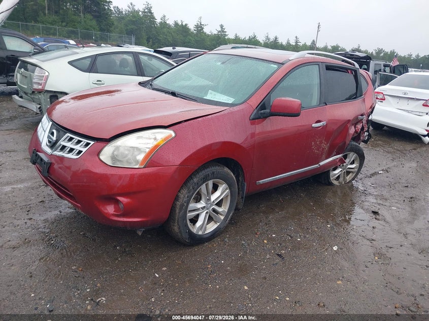 Vin: jn8as5mv7cw369123, lot: 46192675, nissan rogue sv 20122