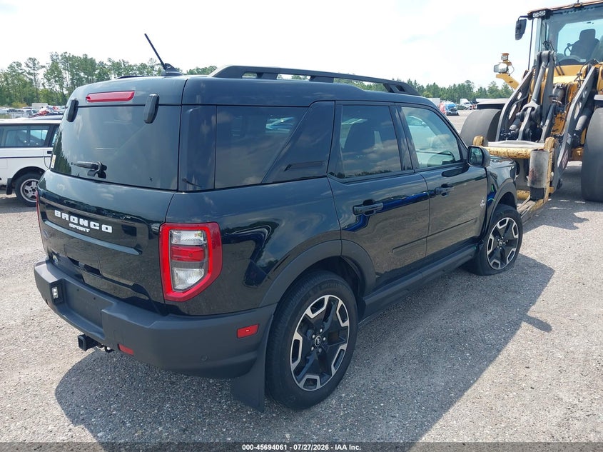 Vin: 3fmcr9c69prd27770, lot: 46192689, ford bronco sport outer banks 20234