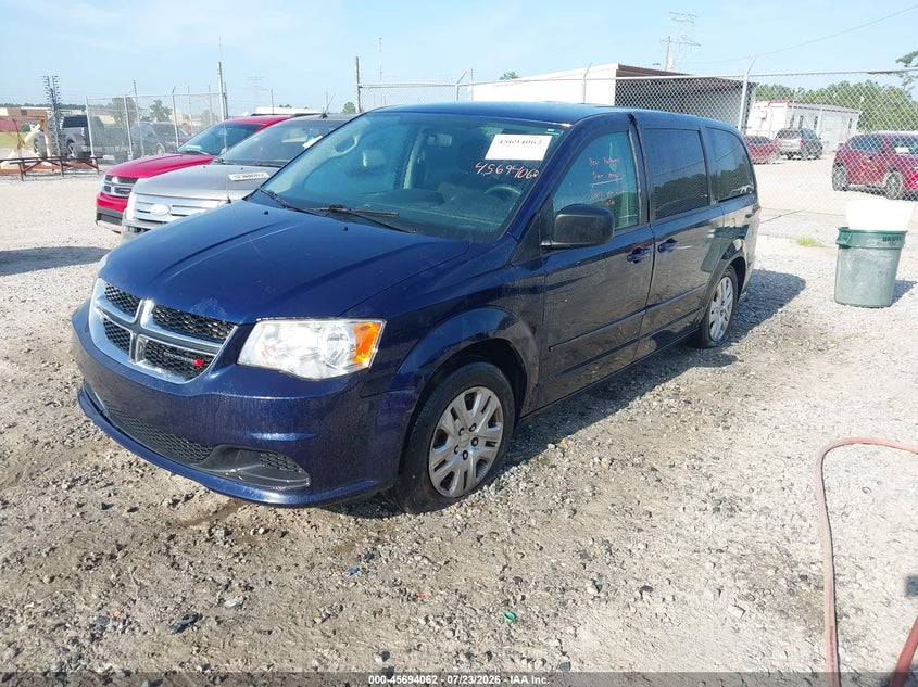 Vin: 2c4rdgbg4fr616216, lot: 46192690, dodge grand caravan se 20152