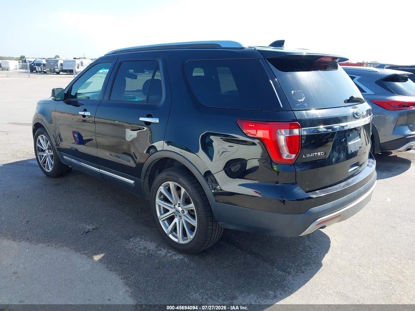 Vin: 1fm5k8fhxggc12414, lot: 46192722, ford explorer limited 20163