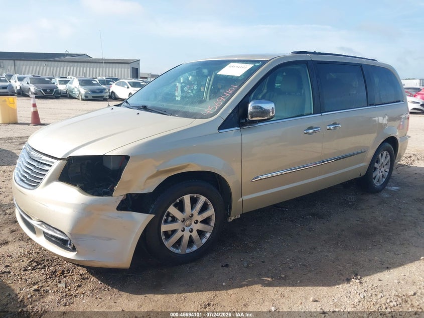 Vin: 2a4rr8dg5br758129, lot: 46192729, chrysler town & country touring-l 20112
