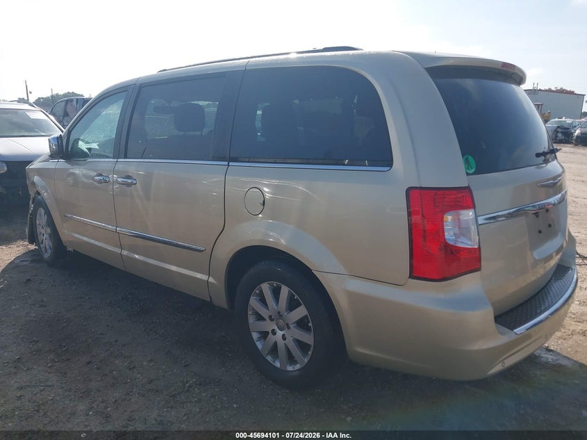 Vin: 2a4rr8dg5br758129, lot: 46192729, chrysler town & country touring-l 20113