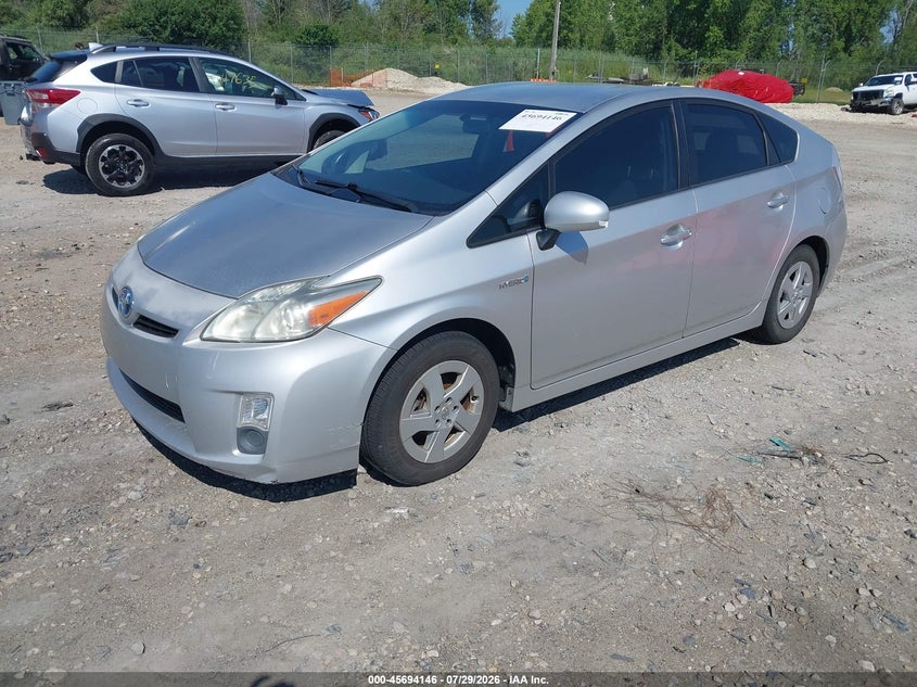 Vin: jtdkn3du6a0204618, lot: 46192774, toyota prius ii 20102