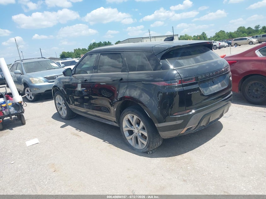 Vin: salzt2fx0mh136451, lot: 46192785, land rover range rover evoque r-dynamic s 20213