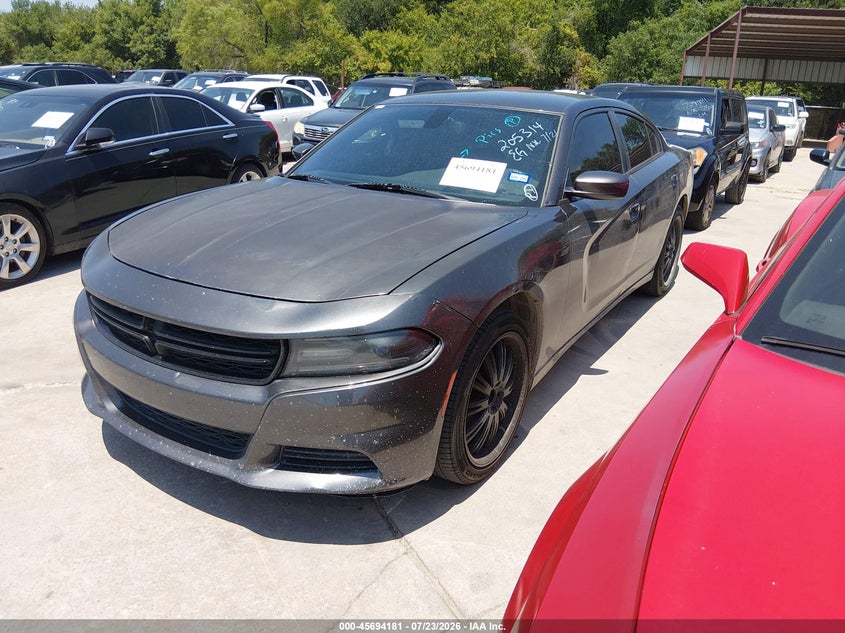 Vin: 2c3cdxbg7gh205314, lot: 46192809, dodge charger se 20162