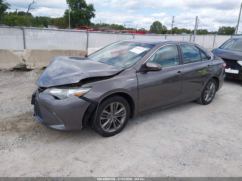 2015 Toyota Camry, Front End, IAAI, VIN 4T1BD1FKXFU149511 — photo 2