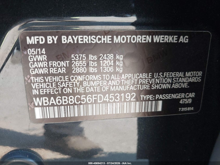 BMW 640I GRAN COUPE - zdjęcie 9