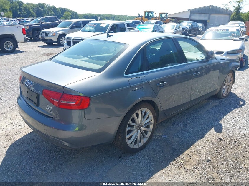 2013 AUDI A4 auction photo 4