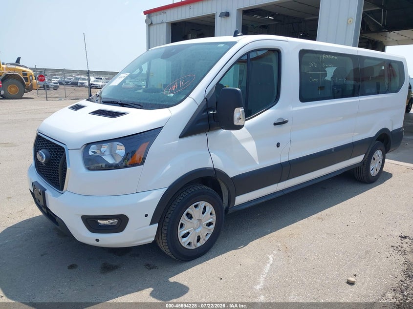 Vin: 1fbax2y88ska74641, lot: 46192855, ford transit-350 passenger van xlt 20252