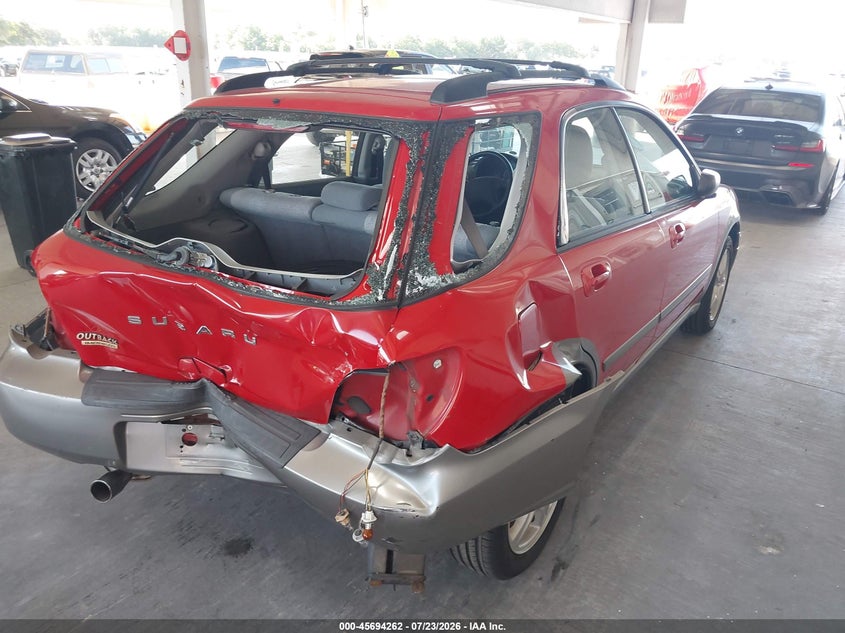2004 SUBARU IMPREZA OUTBACK SPORT auction photo 4