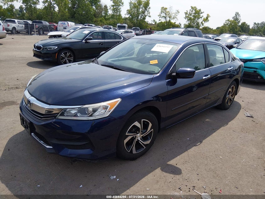 Vin: 1hgcr2f30ga068160, lot: 46192923, honda accord lx 20162