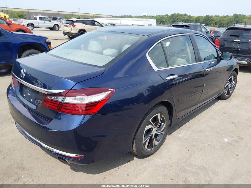 Vin: 1hgcr2f30ga068160, lot: 46192923, honda accord lx 20164