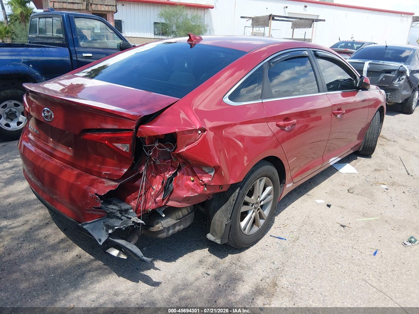 2017 HYUNDAI SONATA SEDAN 2.4L I-4 DI, DOHC, VVT, 185HP