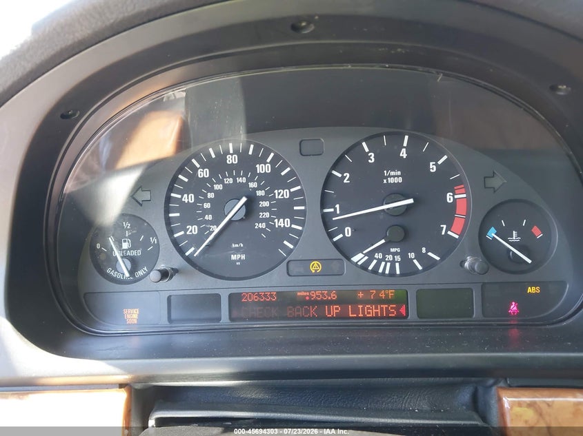 1998 BMW 540IA auction photo 7