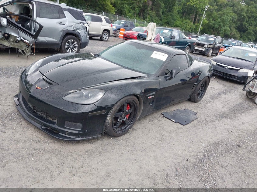 2008 Chevrolet Corvette, Engine Burn, IAAI, VIN 1G1YY26E785125983 — photo 2