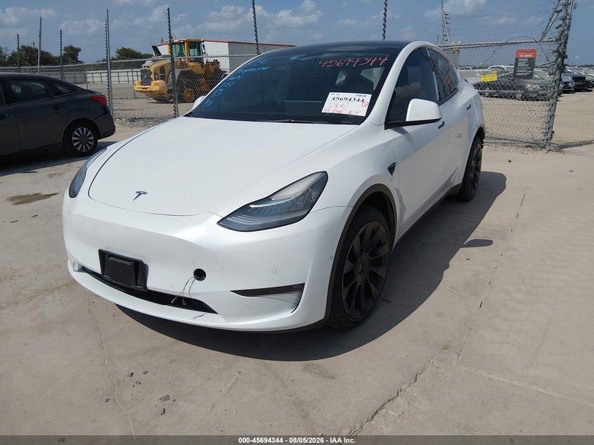 2021 TESLA MODEL Y auction photo 2