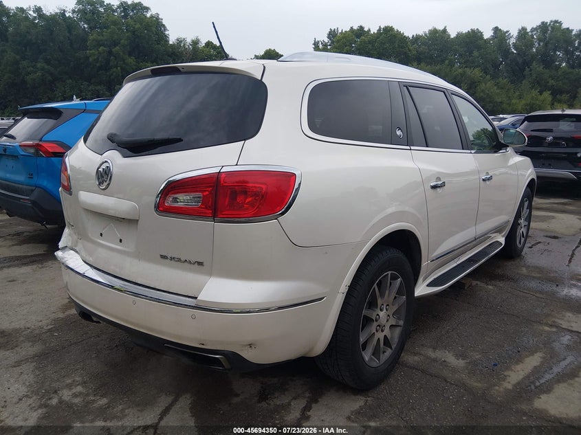 Vin: 5gakrckdxdj125489, lot: 46192978, buick enclave leather 20134