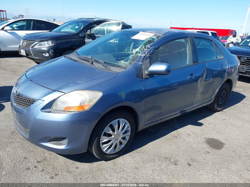 Vin: jtdbt4k39a1376870, lot: 46192979, toyota yaris 20102