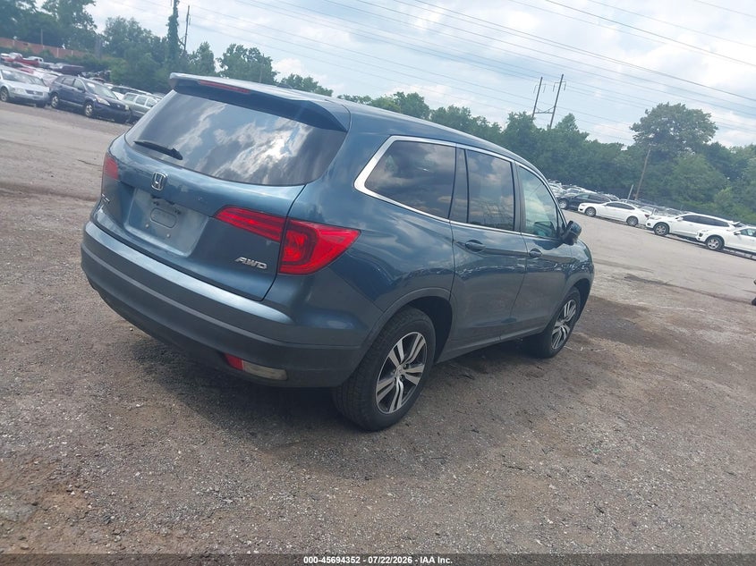 Vin: 5fnyf6h58jb030399, lot: 46192980, honda pilot ex-l 20184