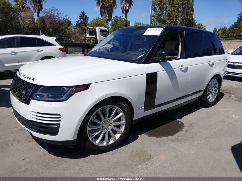 Vin: salgr2rv3ka540091, lot: 46192981, land rover range rover 3.0l v6 supercharged 20192