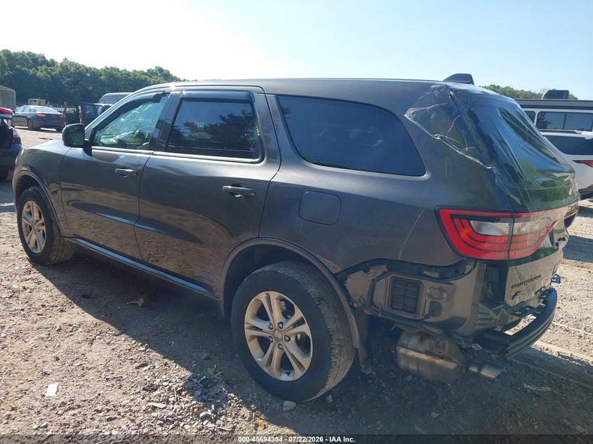 Vin: 1c4rdjdg7kc771341, lot: 46192982, dodge durango gt plus awd 20193