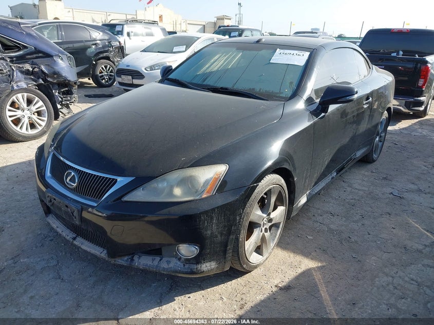 Vin: jthff2c25a2504372, lot: 46192991, lexus is 250c 20102
