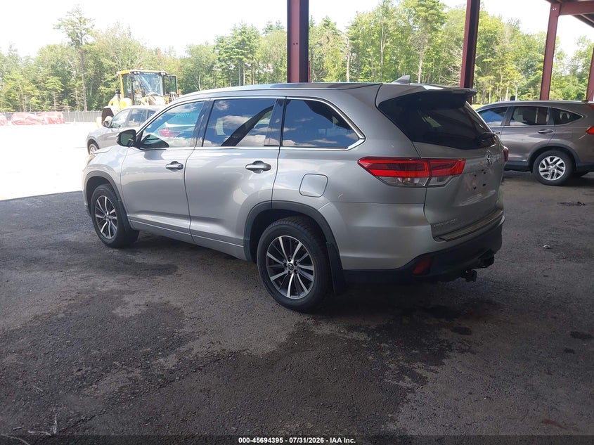 Vin: 5tdjzrfh9hs377124, lot: 46193023, toyota highlander xle 20173