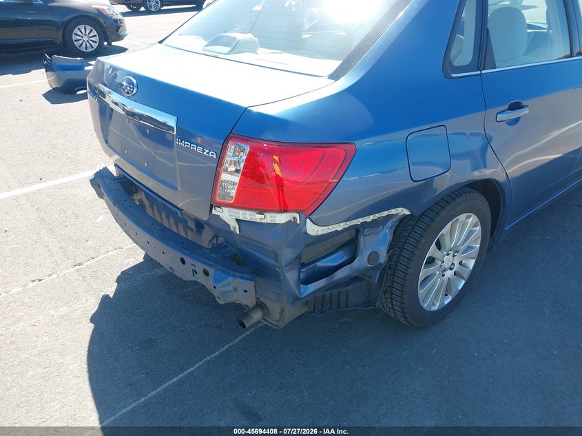 2008 SUBARU IMPREZA (NATL) I W/PREMIUM PKG SEDAN 2.5L H-4 VVT, 170HP
