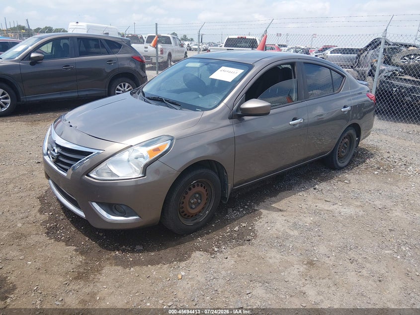 Vin: 3n1cn7apxfl817459, lot: 46193041, nissan versa 1.6 sv 20152