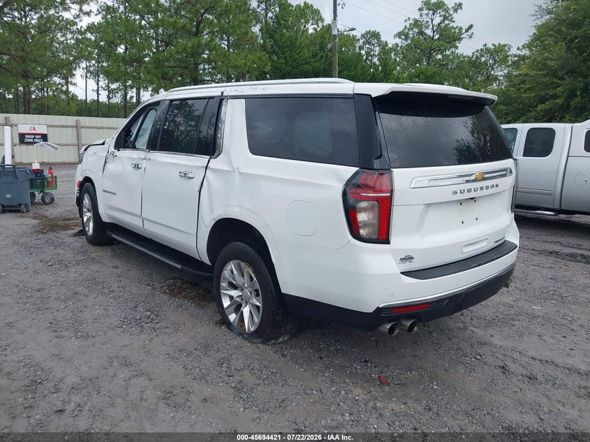 Vin: 1gnskfkd8mr336235, lot: 46193048, chevrolet suburban 4wd premier 20213