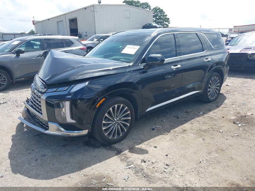 Vin: km8r74ge8pu624204, lot: 46193073, hyundai palisade calligraphy 20232