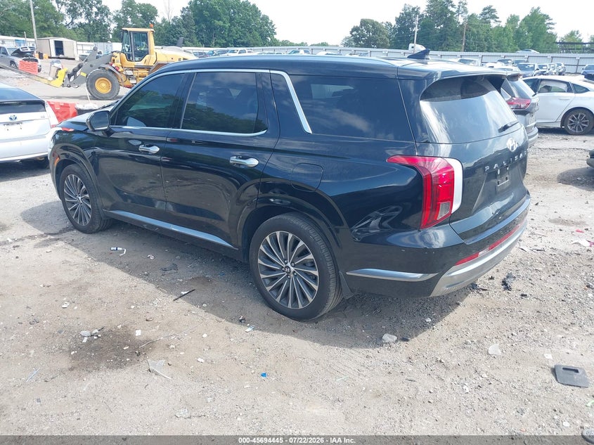 Vin: km8r74ge8pu624204, lot: 46193073, hyundai palisade calligraphy 20233