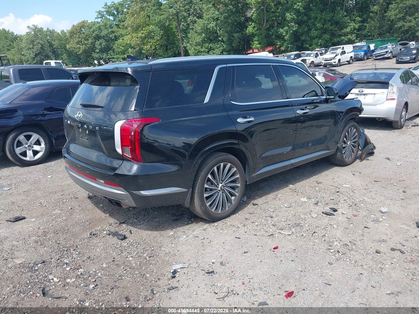Vin: km8r74ge8pu624204, lot: 46193073, hyundai palisade calligraphy 20234