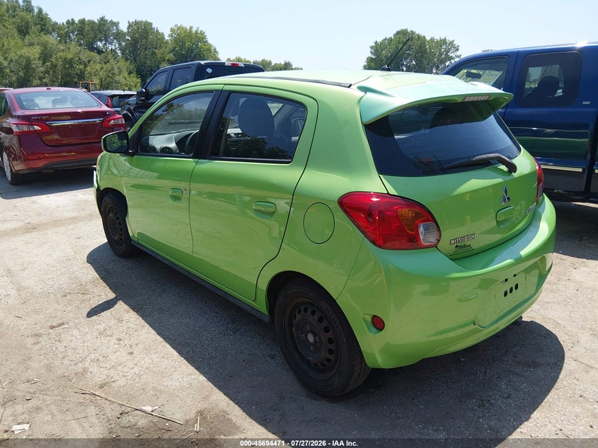 Vin: ml32a3hj3fh008983, lot: 46193099, mitsubishi mirage de 20153