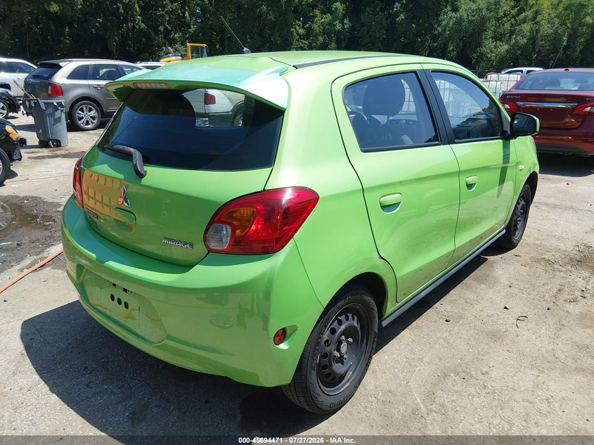 Vin: ml32a3hj3fh008983, lot: 46193099, mitsubishi mirage de 20154