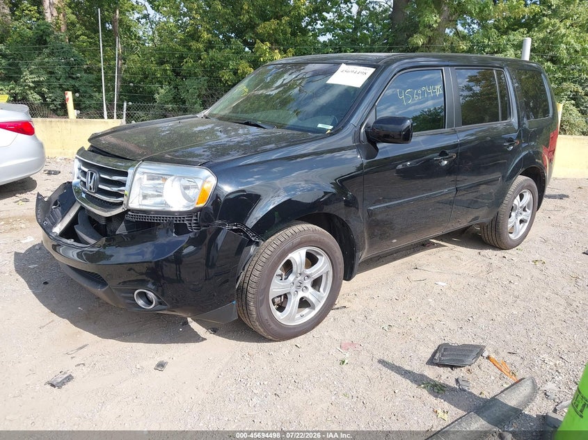 Vin: 5fnyf4h50cb083475, lot: 46193126, honda pilot ex-l 20122