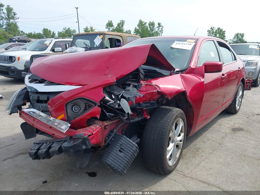 Vin: 3fahp0ha2cr174948, lot: 46193158, ford fusion se 20122
