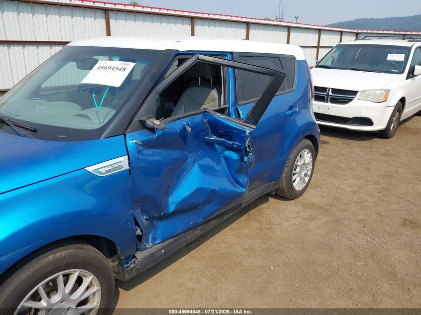 2015 Kia Soul Ev + VIN: KNDJX3AE7F7001223 Lot: 45694548