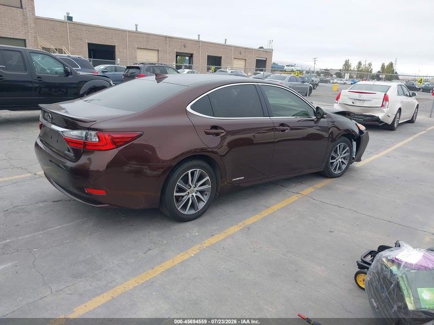 Vin: jthbw1gg4j2169457, lot: 46193187, lexus es 300h 20184