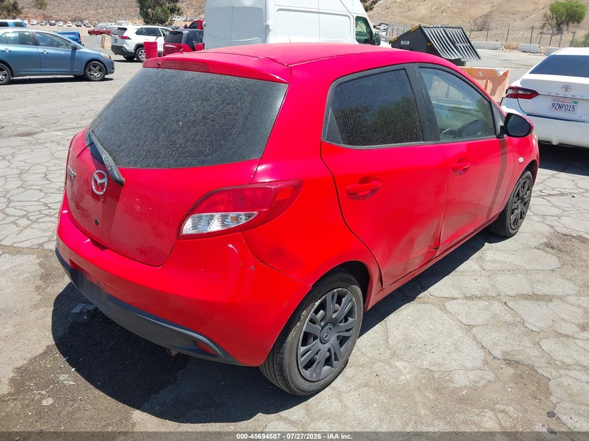 Vin: jm1de1kzxe0174301, lot: 46193214, mazda mazda2 sport 20144