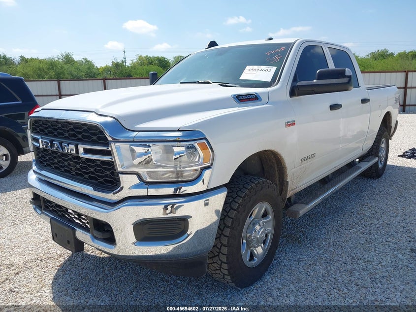 2021 RAM 2500, Затопление, IAAI, VIN 3C6UR5CJXMG681348 — фото 2