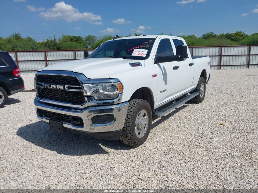 Vin: 3c6ur5cjxmg681348, lot: 46193230, ram 2500 tradesman  4x4 6'4 box 20212