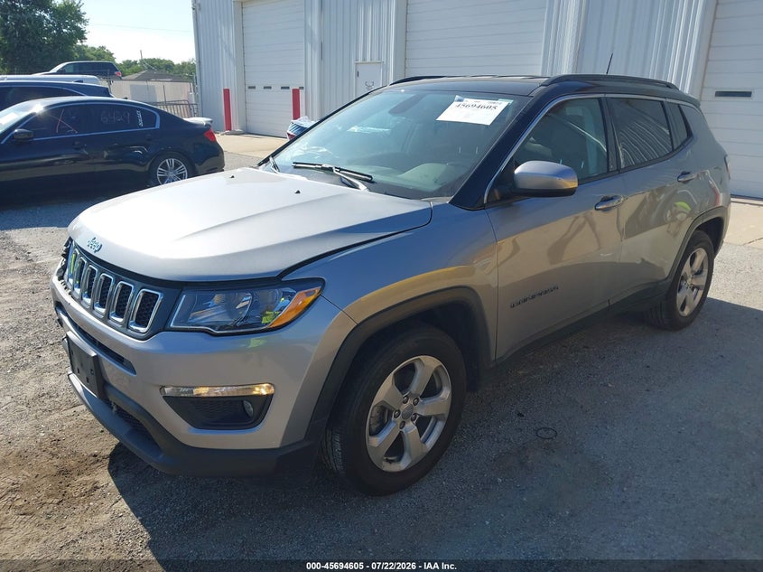 Vin: 3c4njcbb9lt121023, lot: 46193233, jeep compass latitude fwd 20202