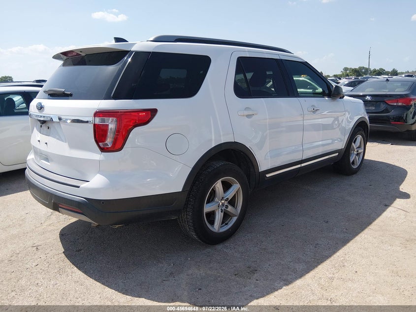 Vin: 1fm5k7d82kga08292, lot: 46193276, ford explorer xlt 20194