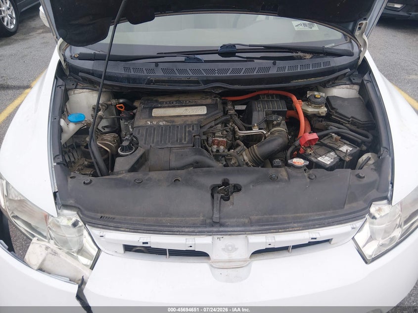 2008 HONDA CIVIC SEDAN 1.3L I-4 VVT, 93HP