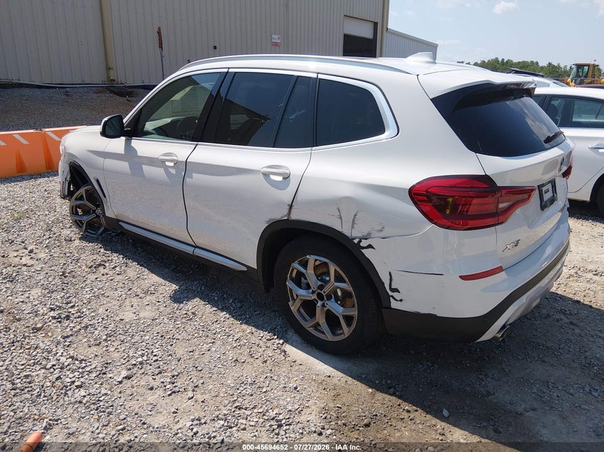 Vin: 5uxty3c03m9e27372, lot: 46193280, bmw x3 sdrive30i 20213