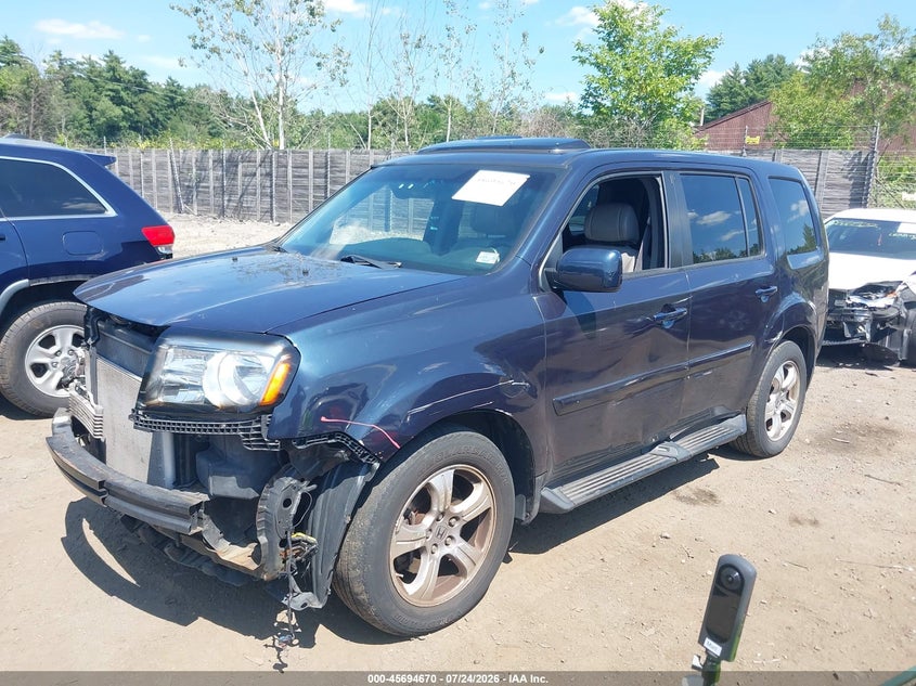 Vin: 5fnyf4h69cb025776, lot: 46193298, honda pilot ex-l 20122