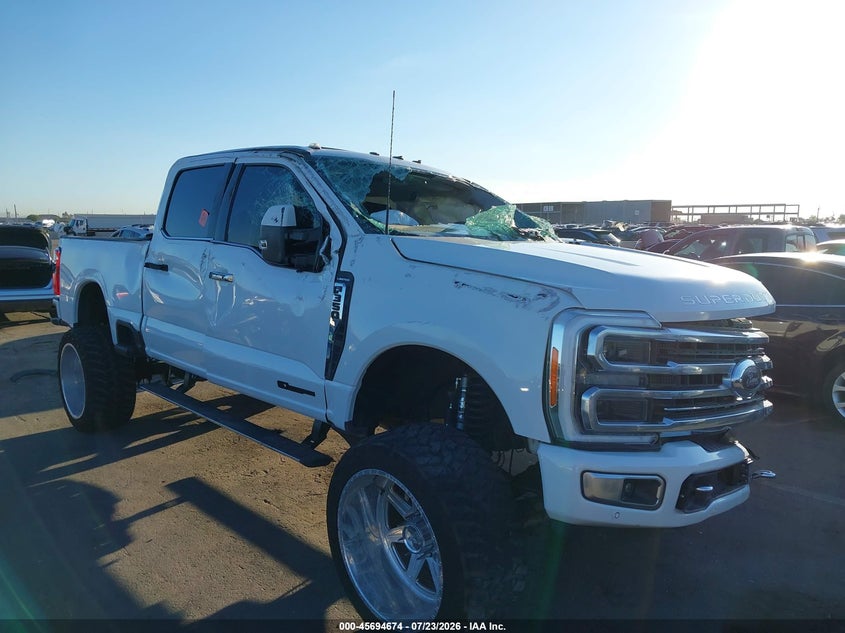 2023 Ford F-350 Limited, Rollover, IAAI, VIN 1FT8W3BM6PED73396 — photo 2